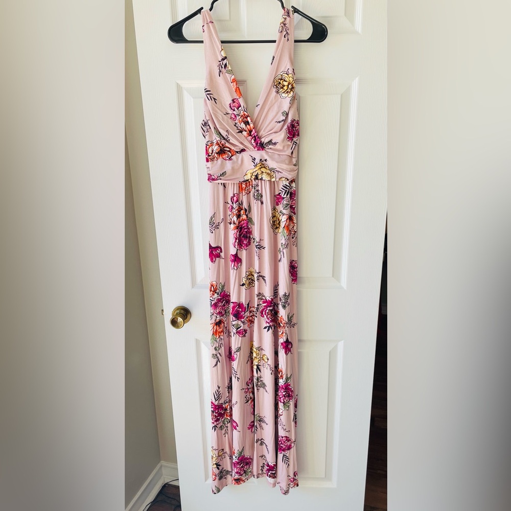 Beachcoco Women’s Maternity Maxi Dress – V Neck Sleeveless